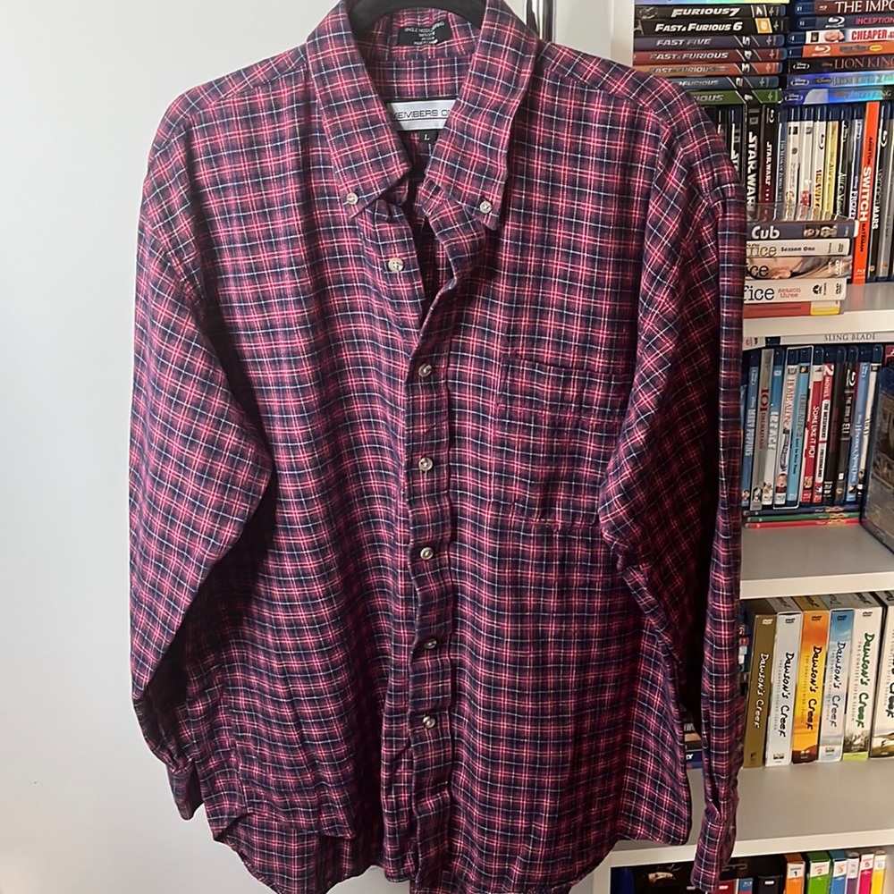 Vintage Members Only Large Button Down Shirt
